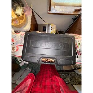 Craftsman Black Hard Plastic Power Tool Storage Carrying Case with Latches